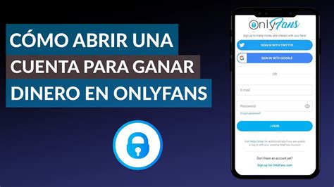 abrir cuenta onlyfans|Crear una cuenta en OnlyFans